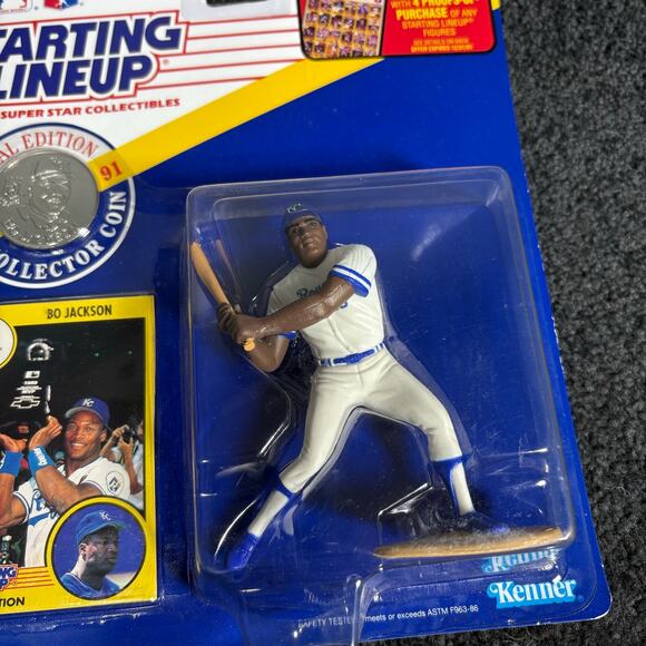 Bo Jackson Kansas City Royals Vintage 1991 Starting Lineup Figure - NIB Baseball - Picture 2 of 4